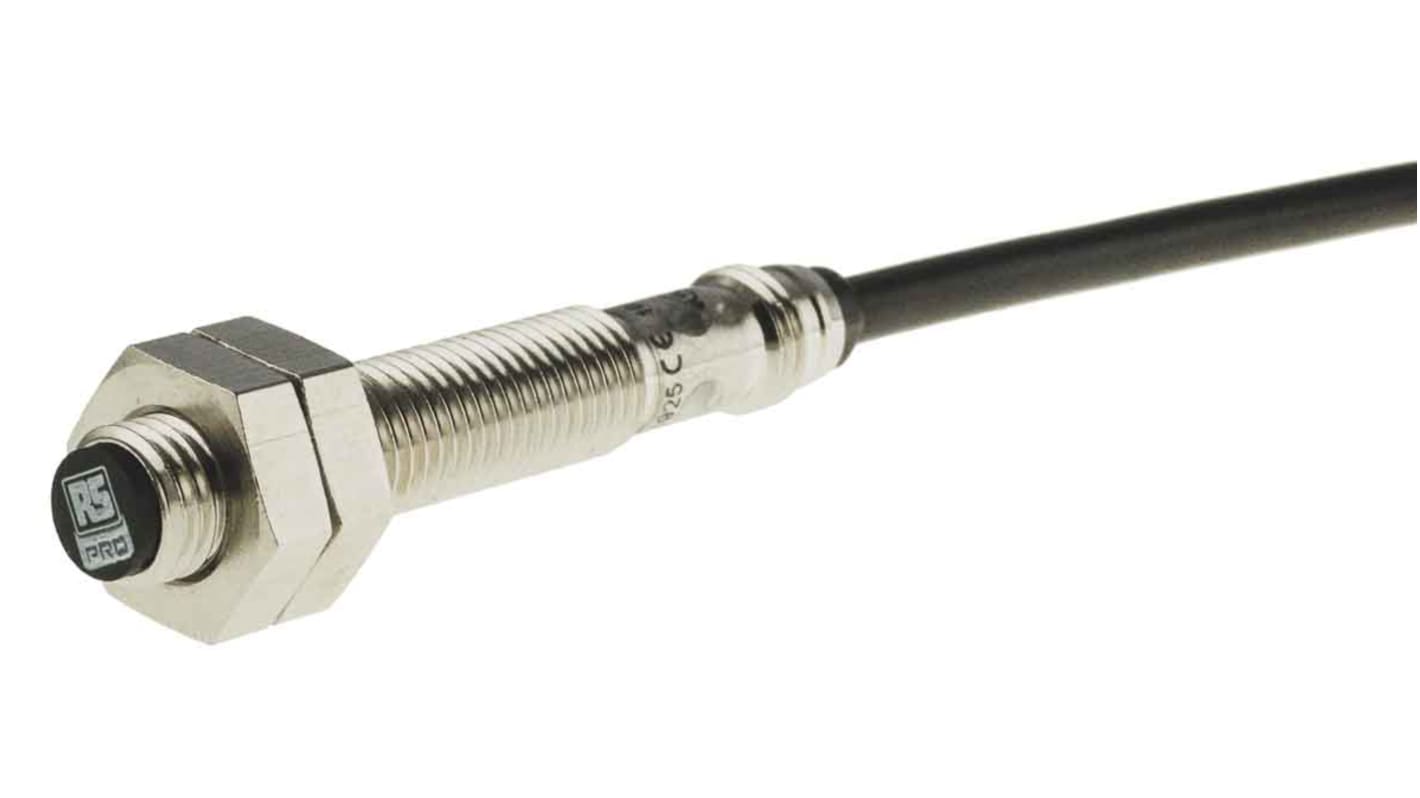 Rs-Online Sensore Di Prossimità Cilindro Filettato RS PRO M8 Rilevamento 1 5 Mm 10 → 30 V C.c