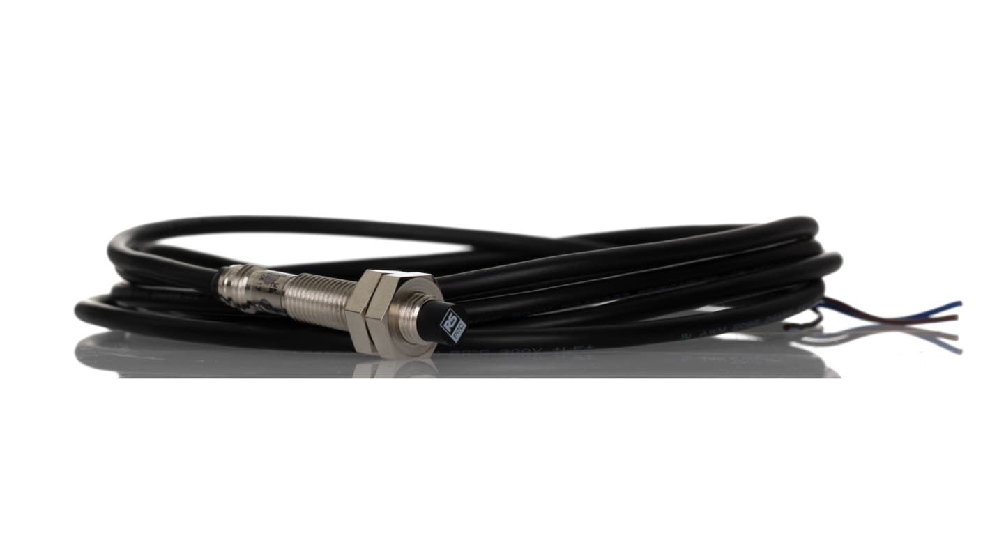 Rs-Online Sensore di prossimità Cilindro filettato RS PRO M8 rilevamento 2 5 mm 10 → 30 V c.c