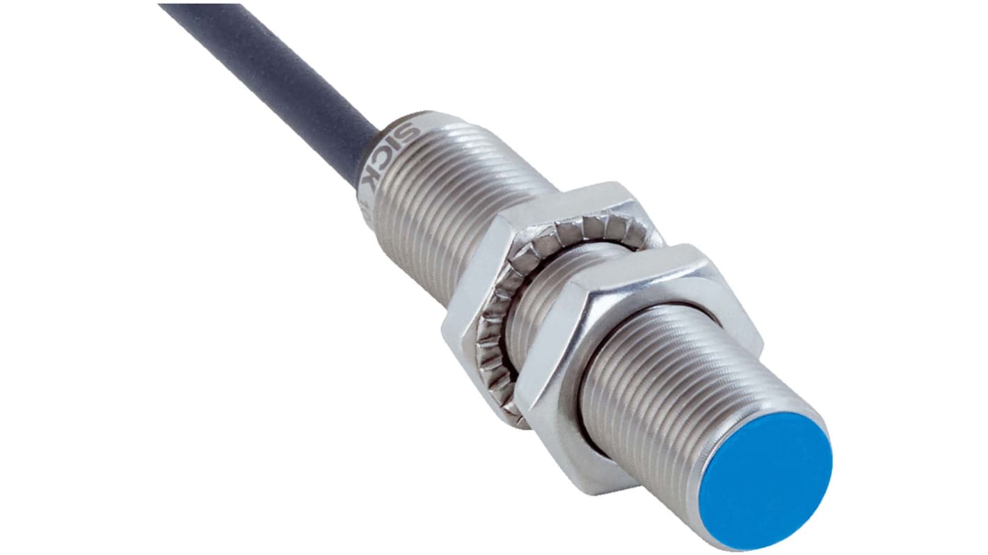 Rs-Online Sensore di prossimità Cilindro filettato SICK M12 rilevamento 4 mm 10 → 30 V CC