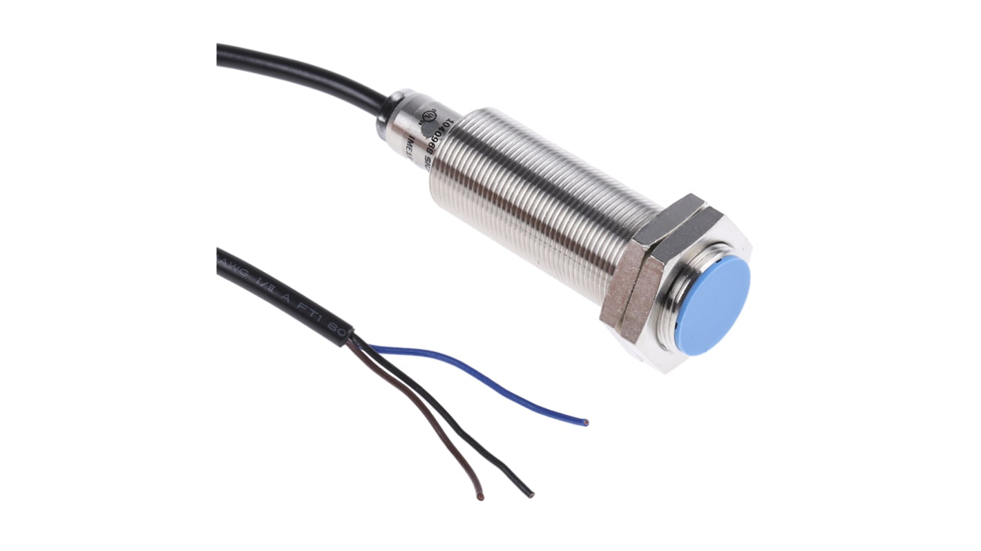 Rs-Online Sensore di prossimità Cilindro filettato SICK M18 rilevamento 8 mm 10 → 30 V c.c