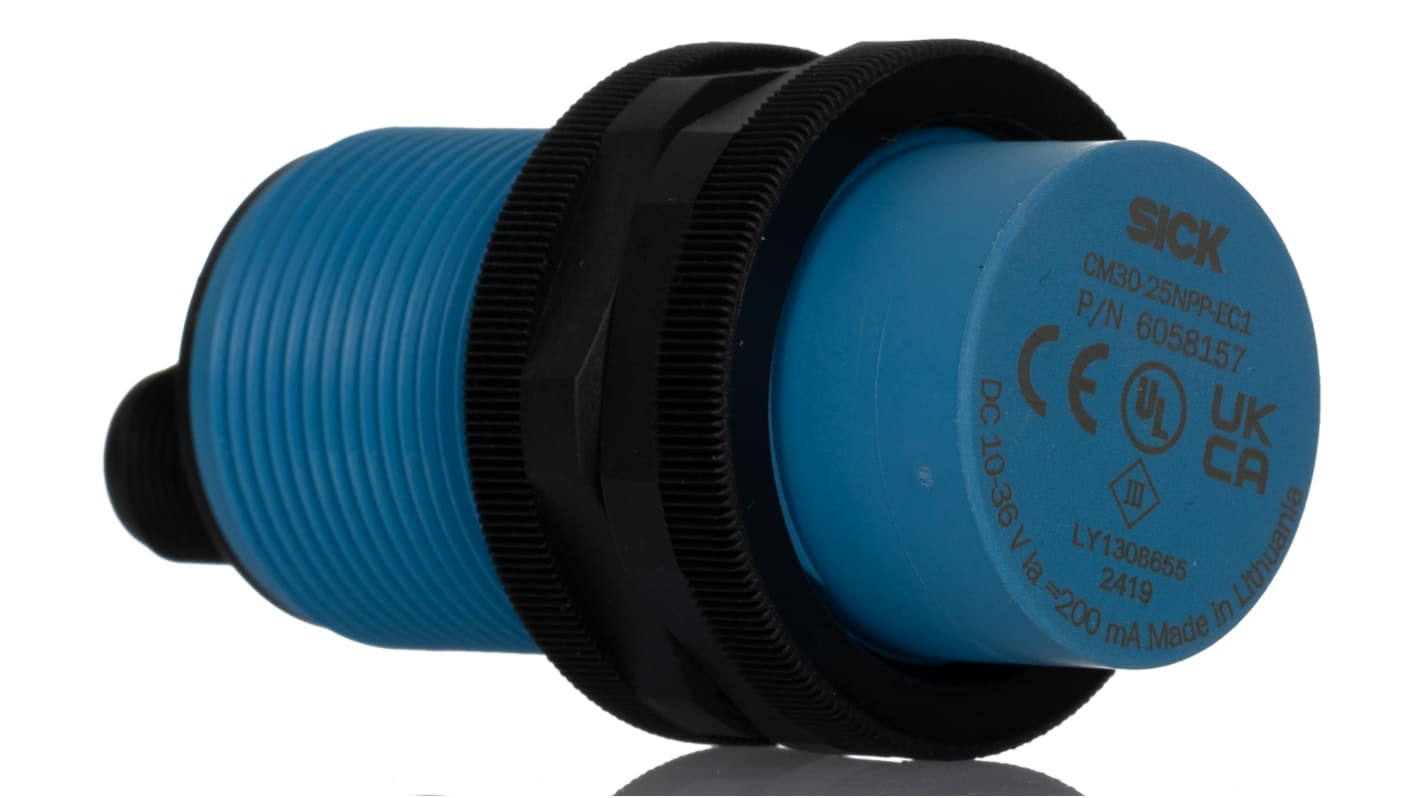 Rs-Online Sensore di prossimità Cilindro filettato SICK M30 rilevamento 25 mm 10 → 36 V c.c