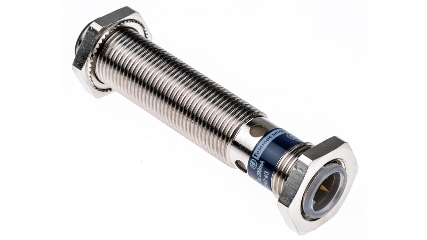 Rs-Online Sensore di prossimità Cilindro filettato Telemecanique Sensors M12 rilevamento 2 mm 12 → 48 V c.c