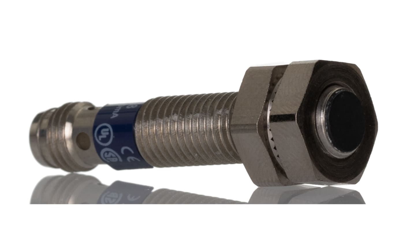 Rs-Online Sensore di prossimità Cilindro filettato Telemecanique Sensors M8 rilevamento 2 5 mm 10 36 V c.c