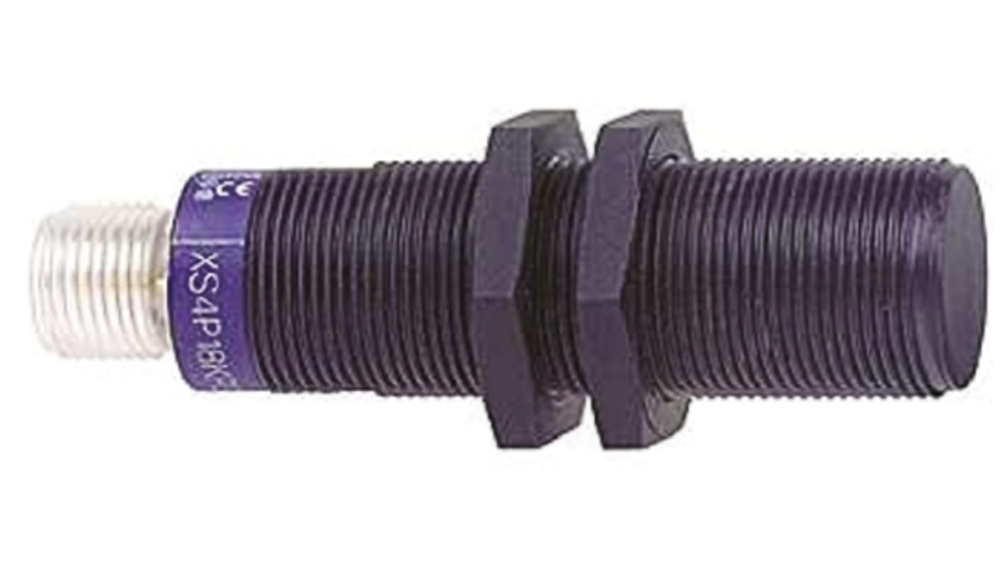 Rs-Online Sensore di prossimità Cilindro filettato Telemecanique Sensors M18 rilevamento 8 mm 12 → 48 V c.c
