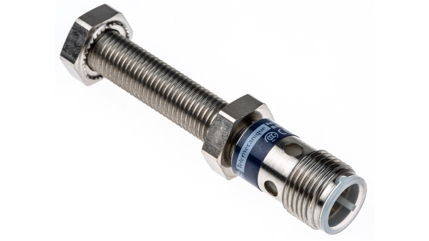 Rs-Online Sensore di prossimità Cilindro filettato Telemecanique Sensors M8 rilevamento 2 5 mm 12 → 48 V c.c