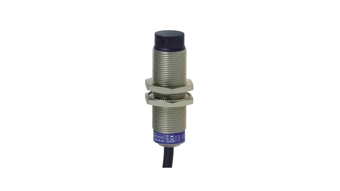 Rs-Online Sensore di prossimità Cilindro filettato Telemecanique Sensors M18 rilevamento 12 mm 264 V c.a./c.c. 240 V c.a./c.c