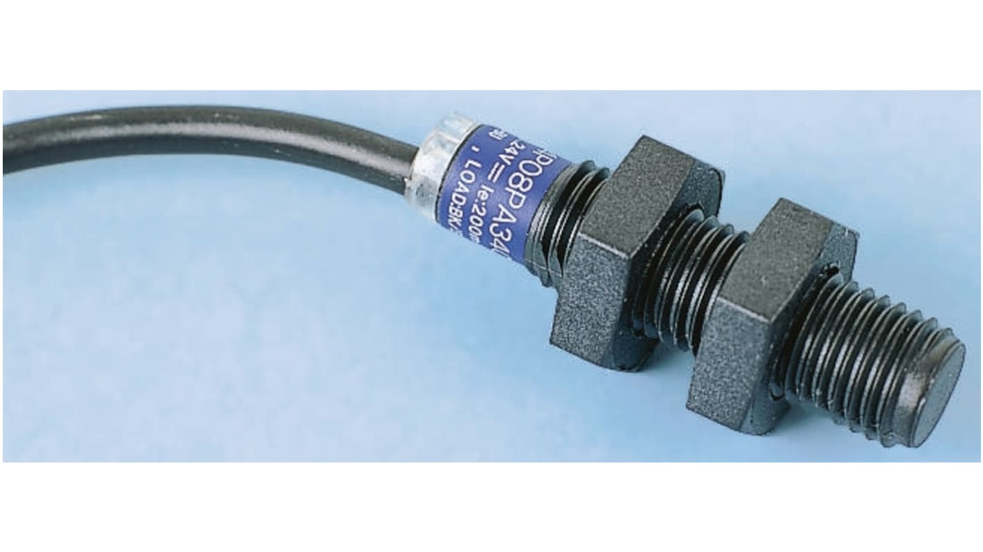 Rs-Online Sensore di prossimità Cilindro filettato Telemecanique Sensors M8 rilevamento 2 5 mm 12 → 24 V c.c