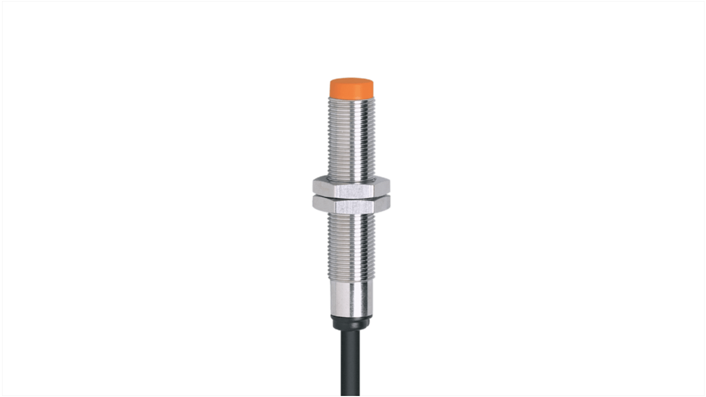 Rs-Online Sensore di prossimità induttivo Cilindro filettato ifm electronic M12 rilevamento 4 mm 10 → 55 V dc