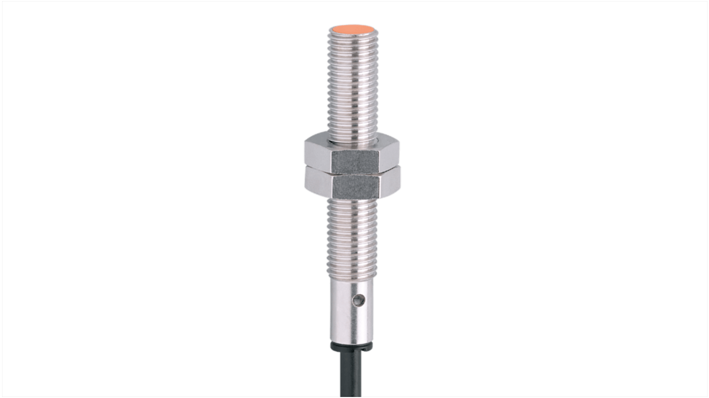 Rs-Online Sensore di prossimità induttivo Cilindro filettato ifm electronic M8 rilevamento 1 mm 5 → 36 V dc