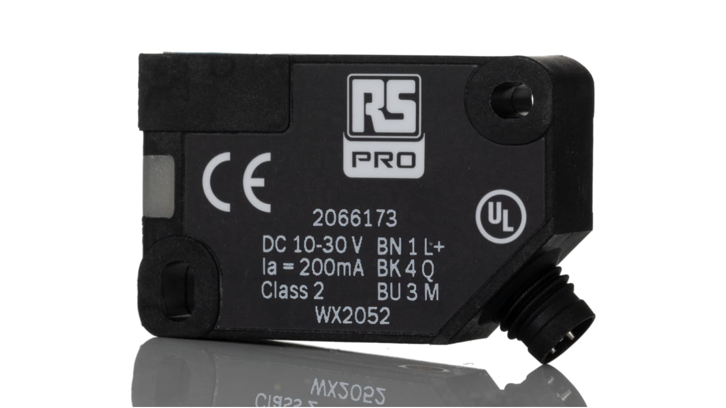 Rs-Online Sensore di prossimità rettangolare RS PRO rilevamento 4 mm 10 → 30 V c.c
