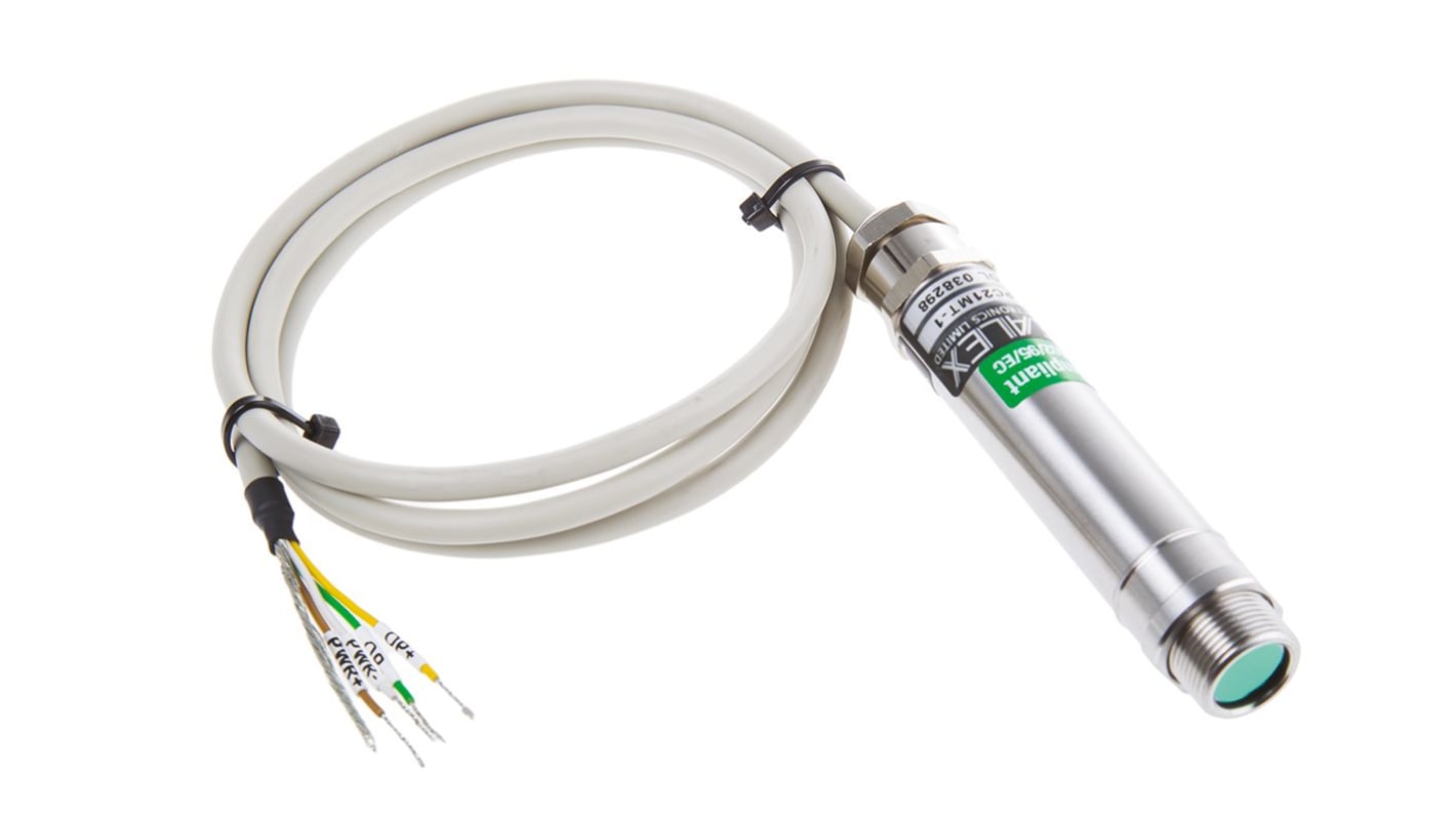 Rs-Online Sensore di temperatura IR Calex temperatura 0°C → +250°C Segnale di uscita in mV 0-50 mV cavo da 1m