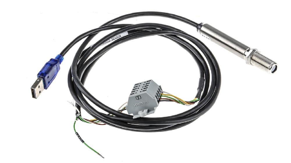 Rs-Online Sensore di temperatura IR Optris temperatura -20°C → +350°C Segnale di uscita in V Analogico cavo da 1m