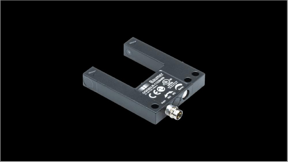 Rs-Online Sensore fotoelettrico a forcella Baumer rilevamento 30 mm uscita PREMERE/TIRARE
