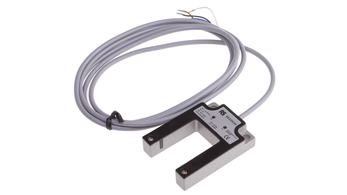 Rs-Online Sensore fotoelettrico a forcella RS PRO a fascio diretto rilevamento 30 mm uscita NPN NONC