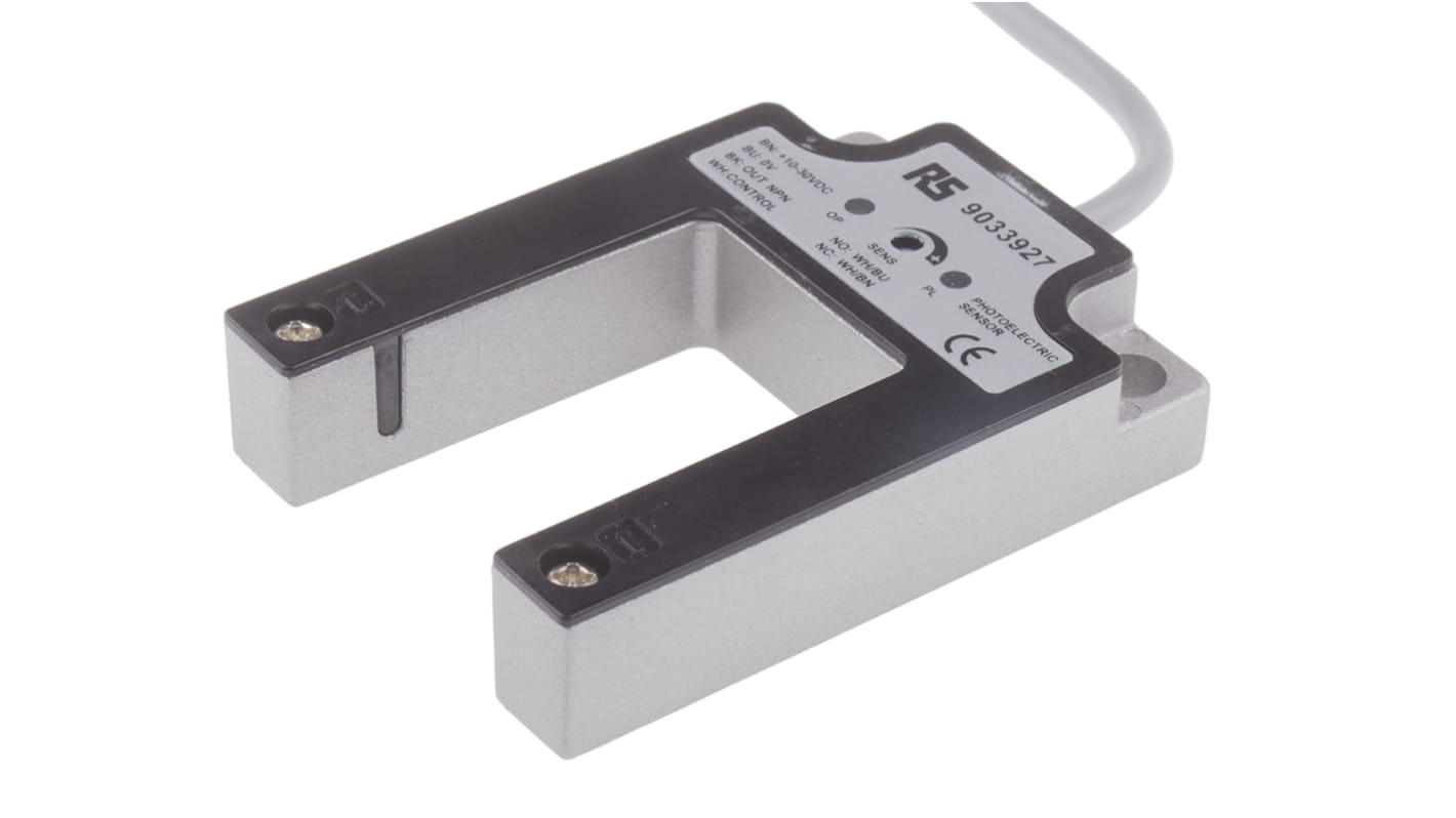 Rs-Online Sensore fotoelettrico a forcella RS PRO a fascio diretto rilevamento 30 mm uscita NPN NONC