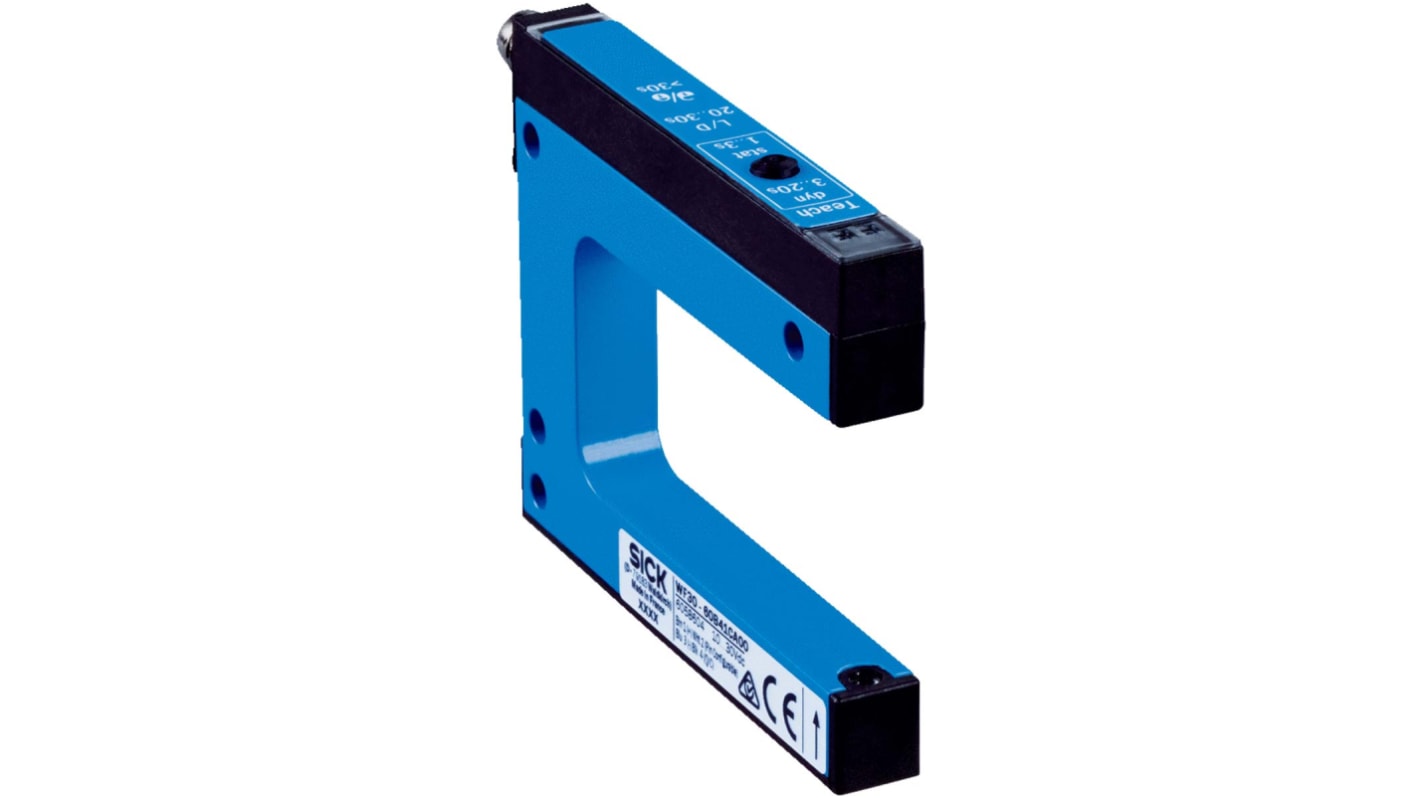 Rs-Online Sensore fotoelettrico a forcella SICK a fascio diretto rilevamento 59mm uscita PREMERE/TIRARE
