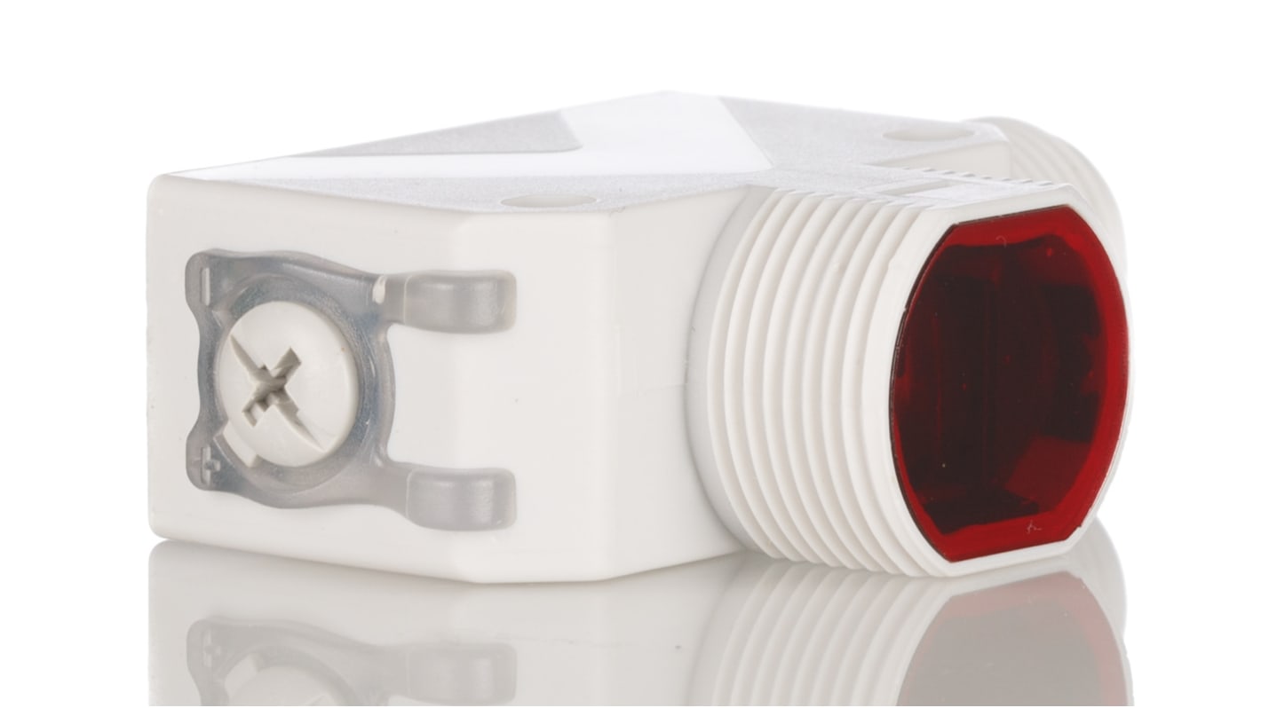 Rs-Online Sensore fotoelettrico Cilindretto rettangolare RS PRO a retroriflessione polarizzata rilevamento 3 m uscita NPN NONC