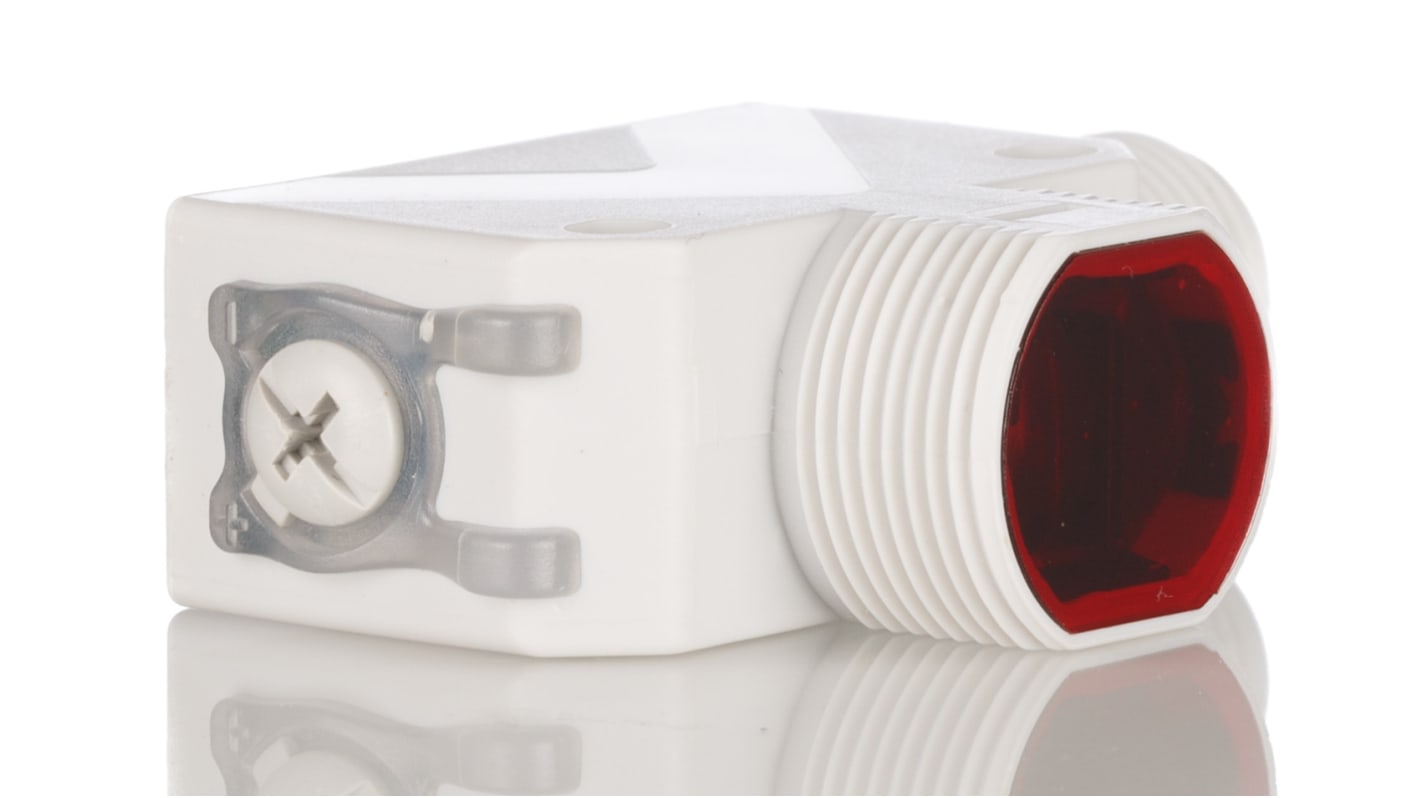 Rs-Online Sensore fotoelettrico Cilindretto rettangolare RS PRO a retroriflessione polarizzata rilevamento 3 m uscita PNP NONC