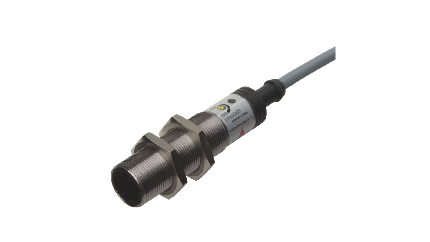 Rs-Online Sensore fotoelettrico Cilindrico Carlo Gavazzi a retroriflessione rilevamento 3000 mm uscita Due fili