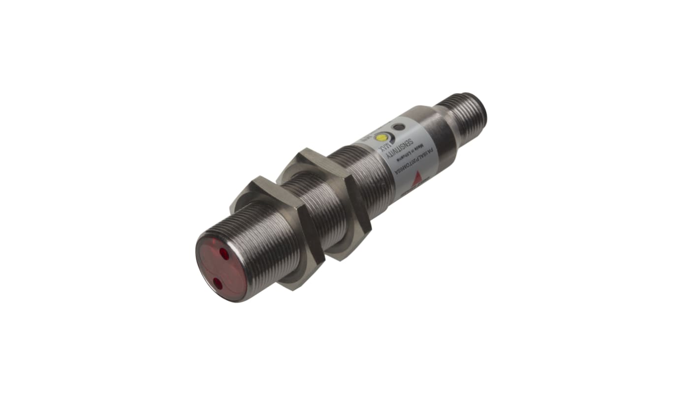 Rs-Online Sensore fotoelettrico Cilindrico Carlo Gavazzi Riflettente retrò polarizzato rilevamento 2000 mm uscita Due fili