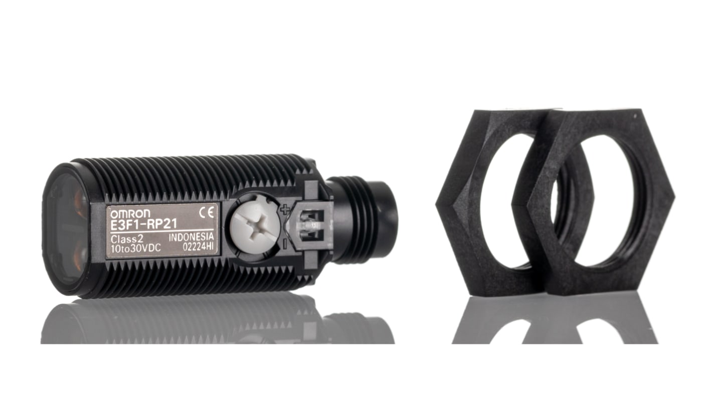 Rs-Online Sensore fotoelettrico Cilindrico Omron a retroriflessione rilevamento 3 m uscita PNP