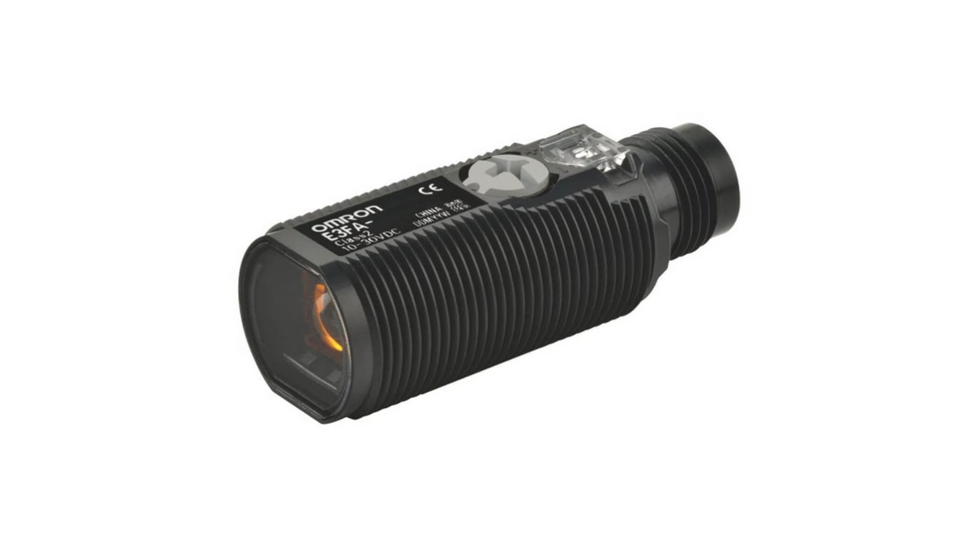 Rs-Online Sensore fotoelettrico Cilindrico Omron a retroriflessione rilevamento 200 mm uscita NPN