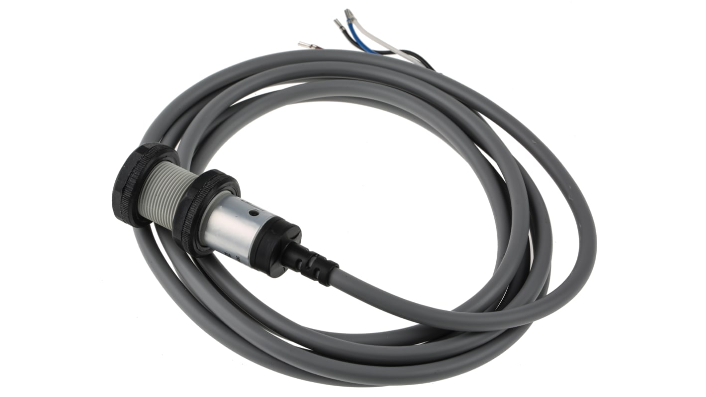 Rs-Online Sensore fotoelettrico Cilindrico RS PRO a fascio diretto rilevamento 10 m uscita NPN NO+NC