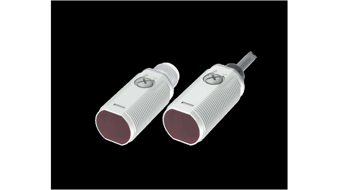 Rs-Online Sensore fotoelettrico Cilindrico RS PRO a retroriflessione polarizzata rilevamento 3 m uscita NPN NONC