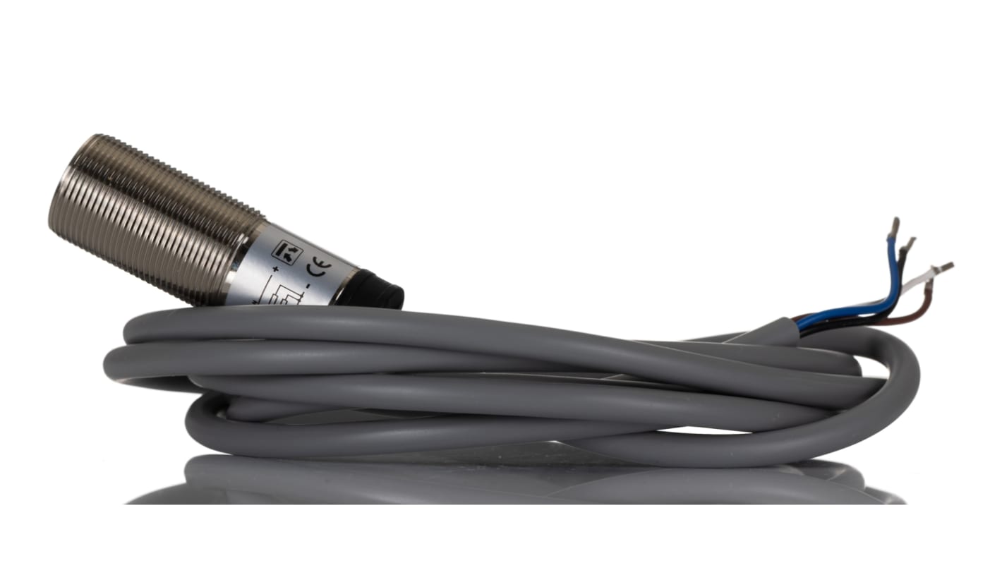 Rs-Online Sensore fotoelettrico Cilindrico RS PRO a riflessione diffusa rilevamento 0 4 m uscita NPN NO+NC