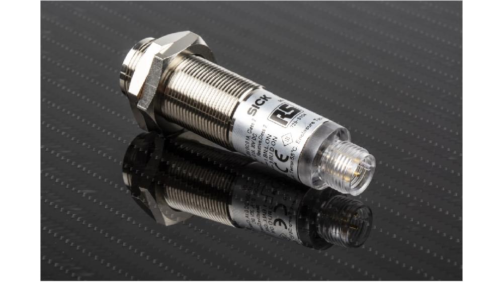 Rs-Online Sensore fotoelettrico Cilindrico RS PRO a soppressione di sfondo rilevamento 1 mm → 140 mm uscita PNP