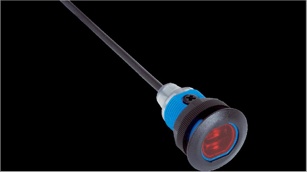 Rs-Online Sensore fotoelettrico Cilindrico SICK a diffusione rilevamento 3 → 300 mm uscita PNP