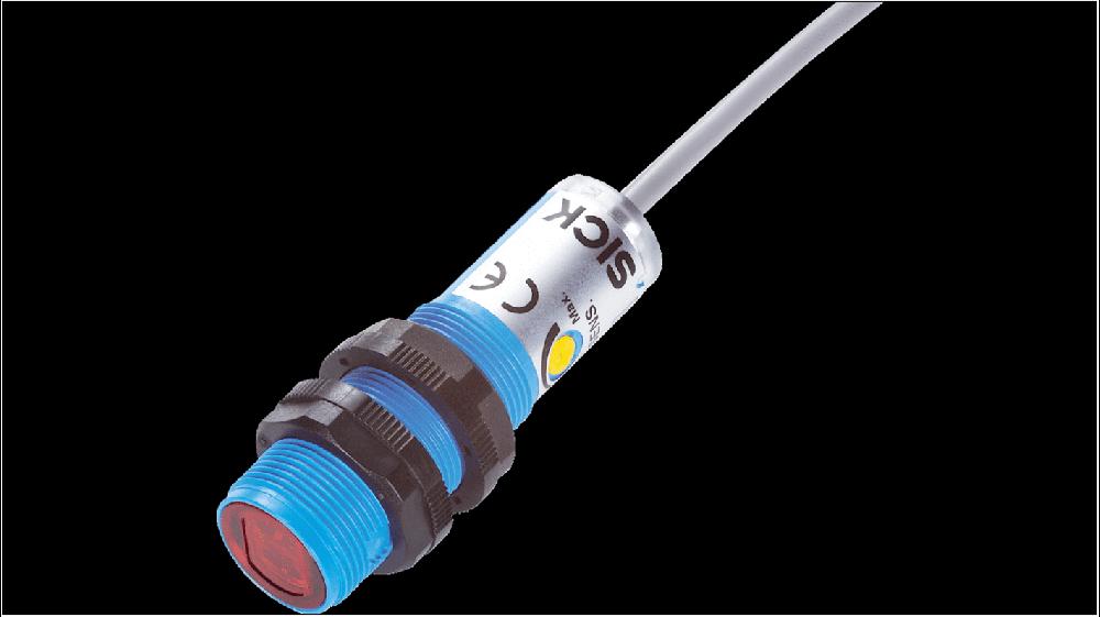 Rs-Online Sensore fotoelettrico Cilindrico SICK a fascio diretto rilevamento 0 → 28 m uscita Commutazione luce/buio NPN