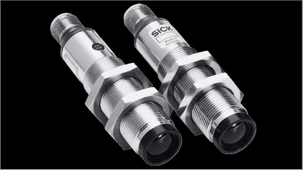 Rs-Online Sensore fotoelettrico Cilindrico SICK a fascio diretto rilevamento 0 → 20 m. uscita Commutazione luce/buio