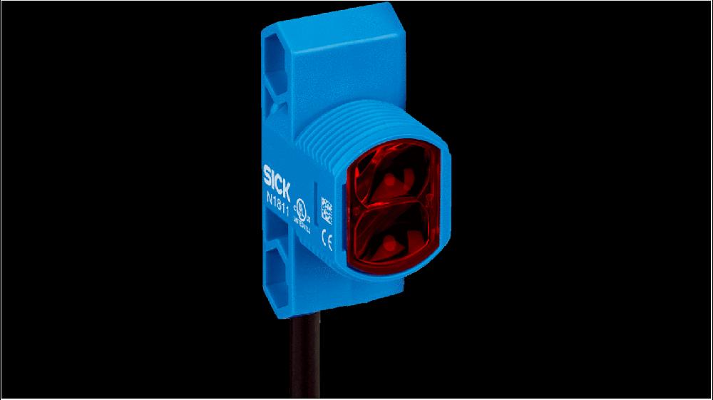 Rs-Online Sensore fotoelettrico Cilindrico SICK a retroriflessione rilevamento 5 m uscita PNP