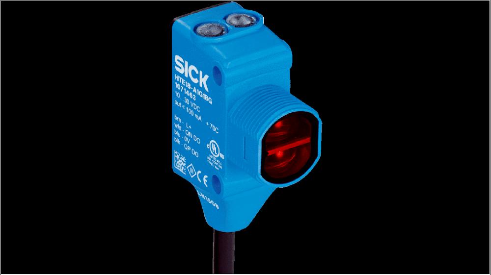Rs-Online Sensore fotoelettrico Cilindrico SICK a retroriflessione rilevamento 0 03 → 5 m uscita PNP
