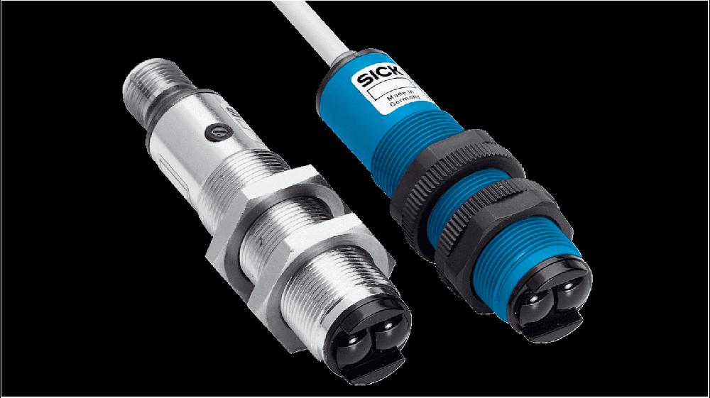 Rs-Online Sensore fotoelettrico Cilindrico SICK a retroriflessione rilevamento 3 7 m uscita NPN