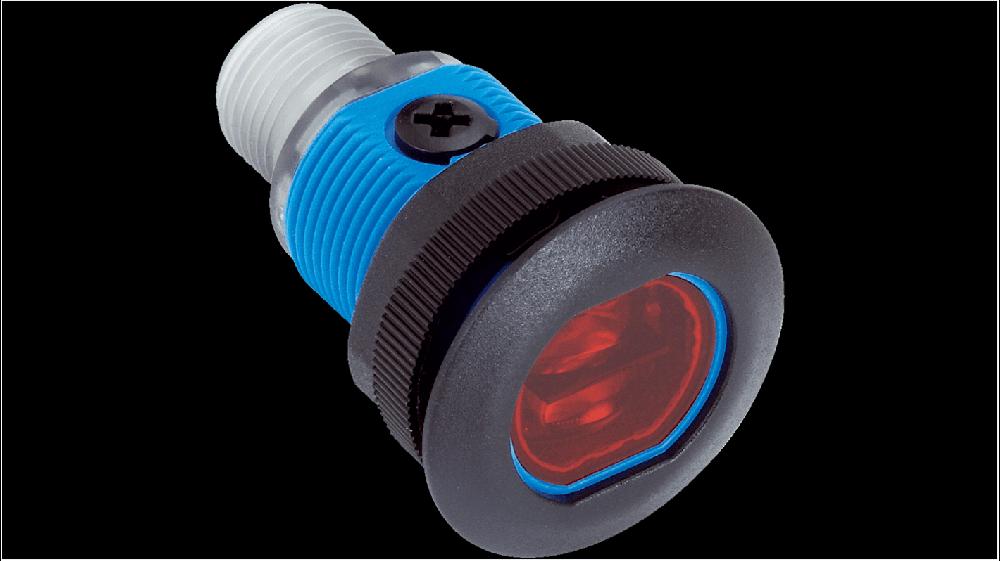 Rs-Online Sensore fotoelettrico Cilindrico SICK a soppressione di sfondo rilevamento 3 mm → 300 mm uscita NPN