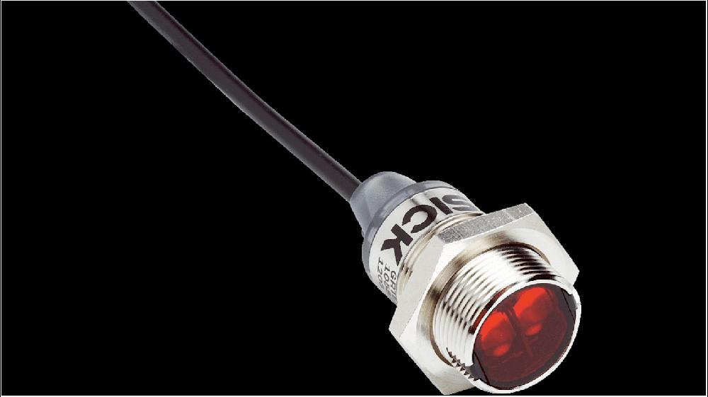Rs-Online Sensore fotoelettrico Cilindrico SICK Prossimità rilevamento 3 → 115 mm uscita NPN