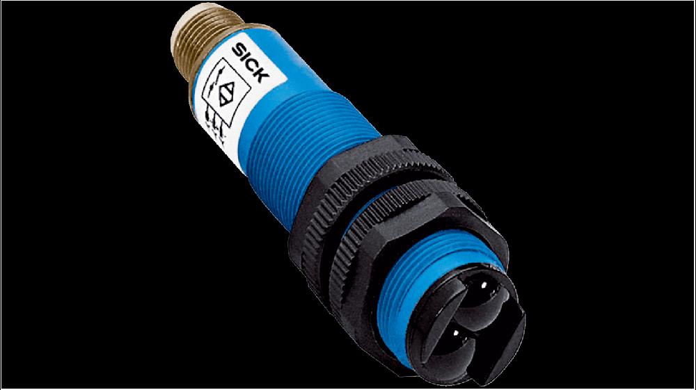 Rs-Online Sensore fotoelettrico Cilindrico SICK rilevamento 5 mm → 400 mm uscita Commutazione luce/buio PNP