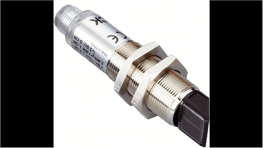 Rs-Online Sensore fotoelettrico Cilindrico SICK rilevamento 1 mm → 450 mm uscita Commutazione luce/buio PNP