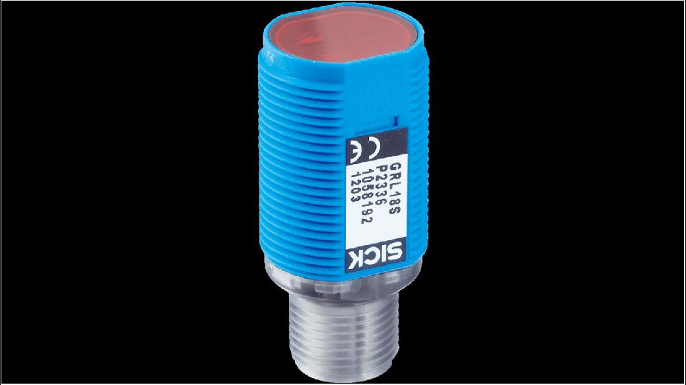 Rs-Online Sensore fotoelettrico Cilindrico SICK rilevamento 5 mm → 1 m. uscita Commutazione luce/buio PNP