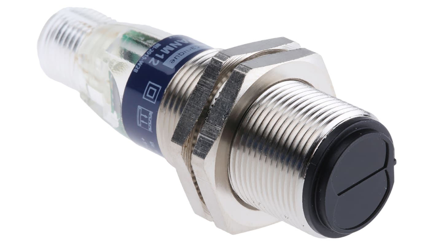 Rs-Online Sensore fotoelettrico Cilindrico Telemecanique Sensors a retroriflessione rilevamento 4 m uscita PNP stato solido
