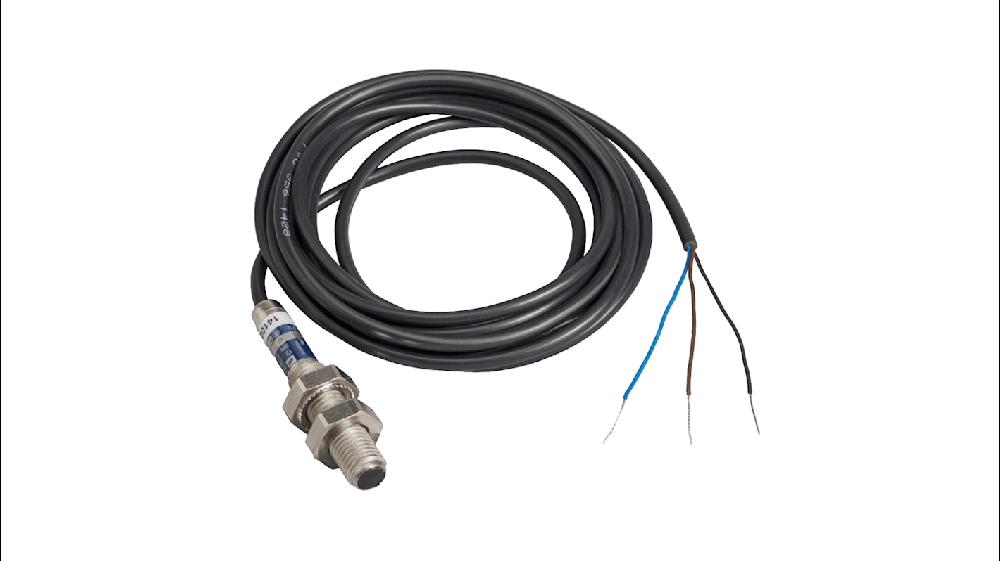 Rs-Online Sensore fotoelettrico Miniaturizzato filettato Telemecanique Sensors a fascio diretto rilevamento 2 m uscita PNP