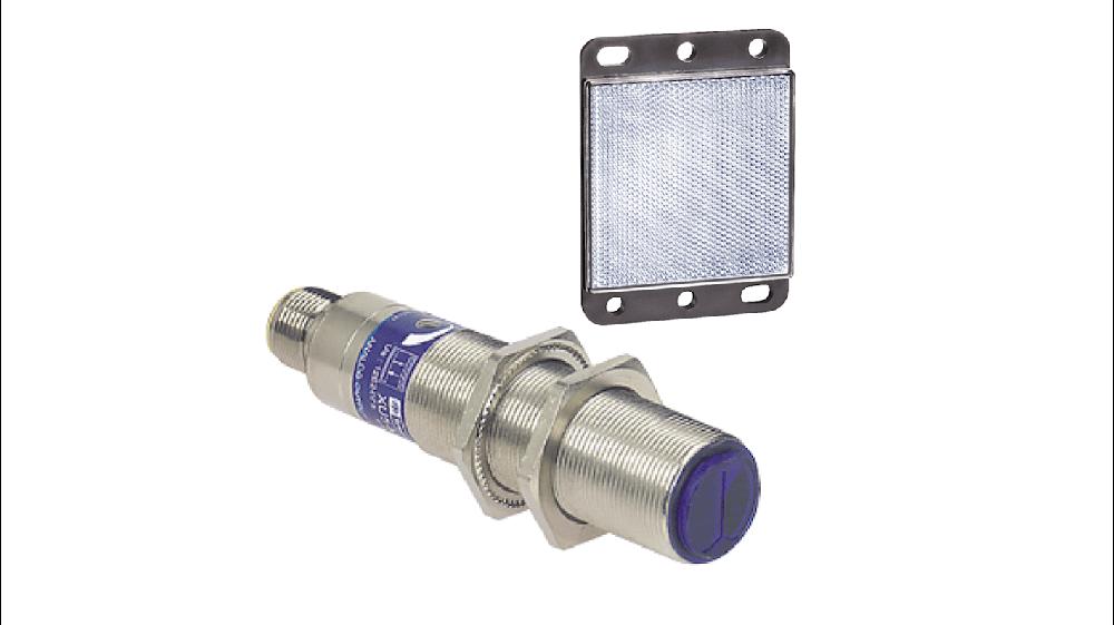 Rs-Online Sensore fotoelettrico Miniaturizzato filettato Telemecanique Sensors Retroriflessione polarizzata rilevamento 2 m