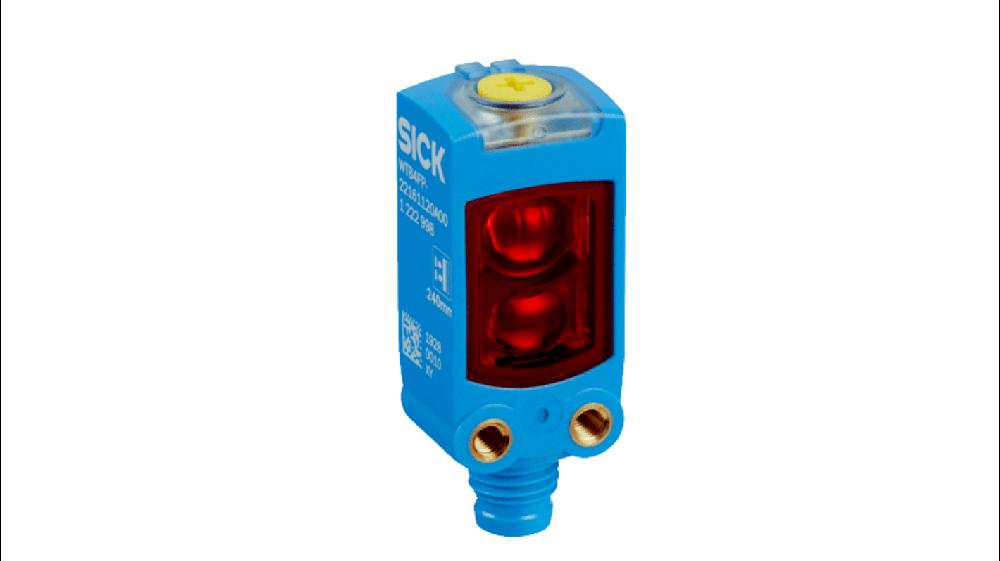 Rs-Online Sensore fotoelettrico Miniaturizzato Sick a soppressione di sfondo rilevamento 4.220 → mm uscita PNP/NPN