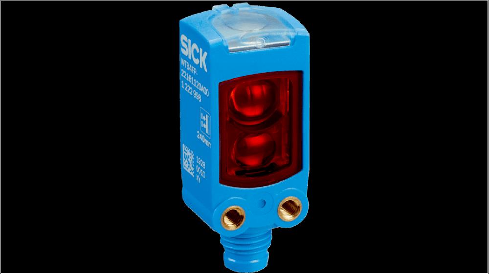 Rs-Online Sensore fotoelettrico Miniaturizzato SICK a soppressione di sfondo rilevamento 165 mm uscita PNP/NPN