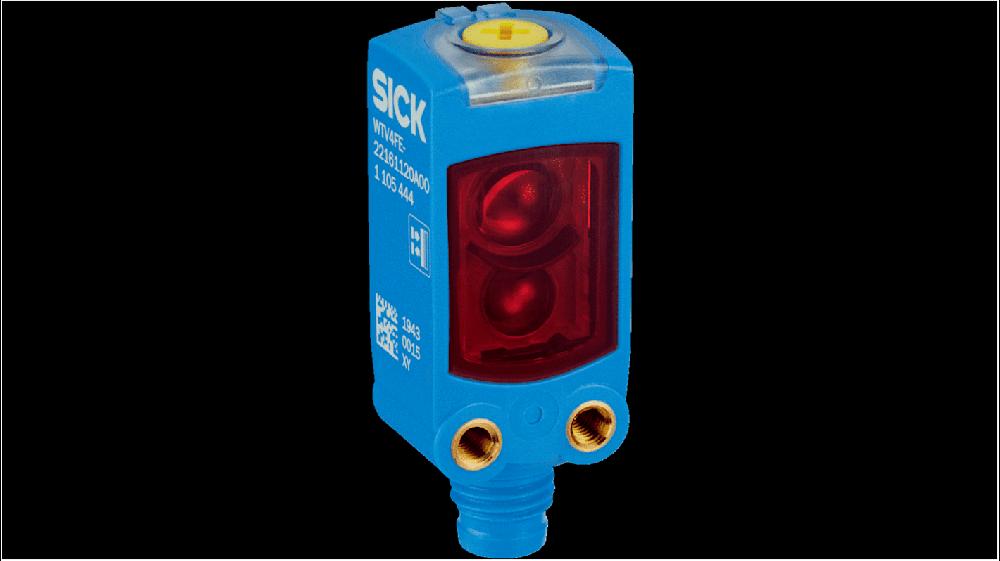 Rs-Online Sensore fotoelettrico Miniaturizzato SICK a soppressione di sfondo rilevamento 2 → 50 mm uscita NPN PNP