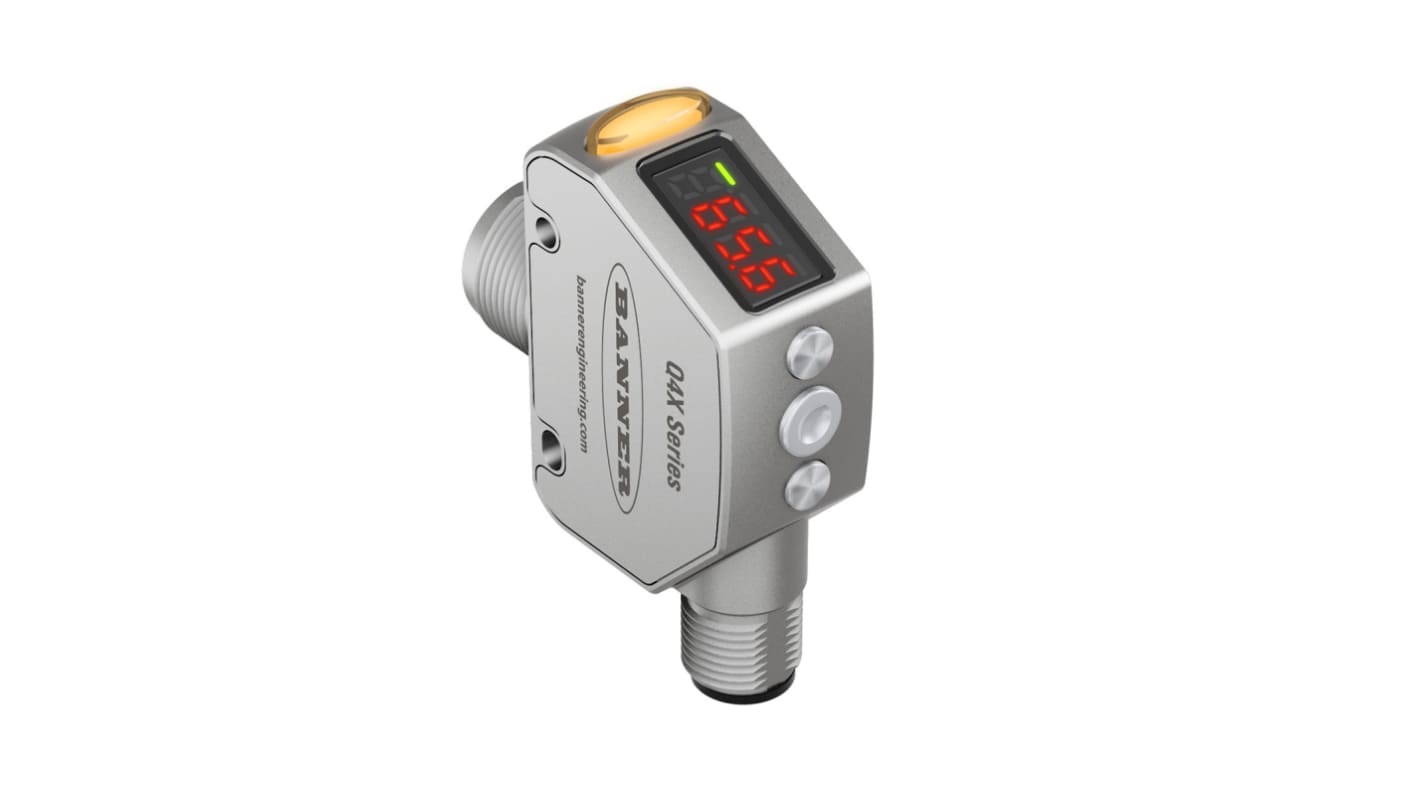 Rs-Online Sensore fotoelettrico Rettangolare Banner rilevamento 25 mm → 100 mm uscita NPN/PNP