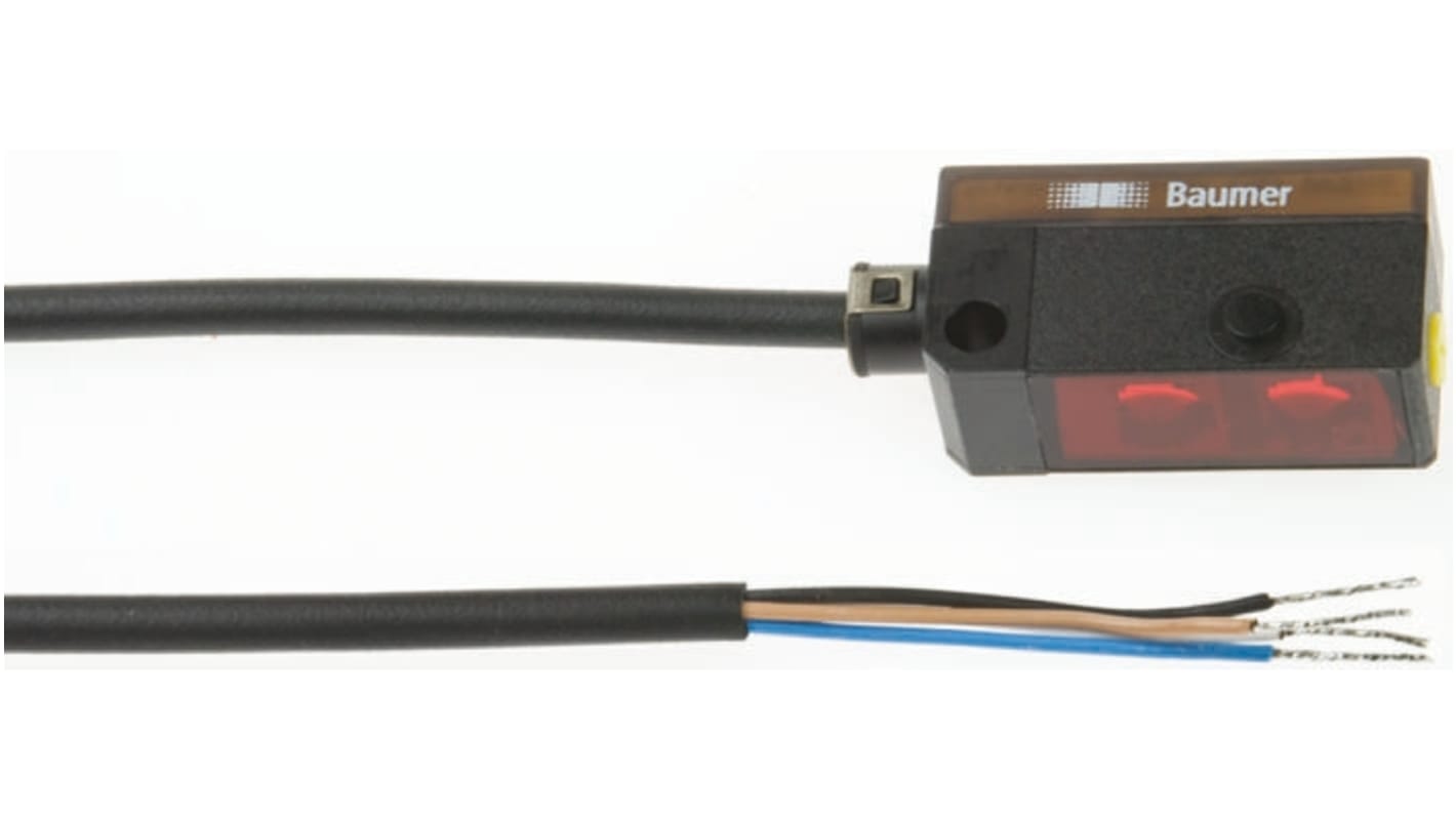 Rs-Online Sensore fotoelettrico Rettangolare Baumer a retroriflessione rilevamento 3 5 m uscita PNP