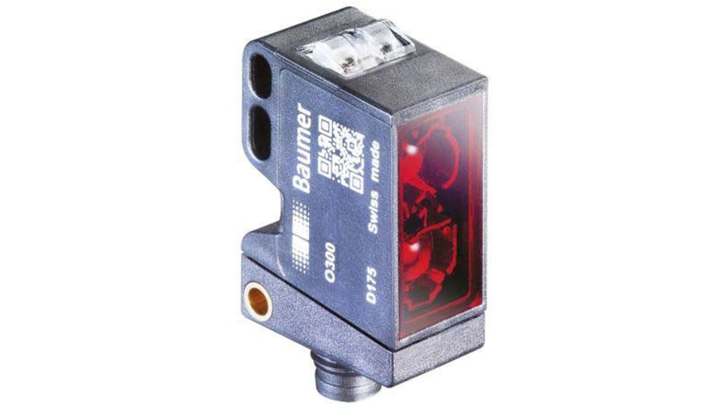 Rs-Online Sensore fotoelettrico Rettangolare Baumer a retroriflessione rilevamento 3 5 m uscita PREMERE/TIRARE